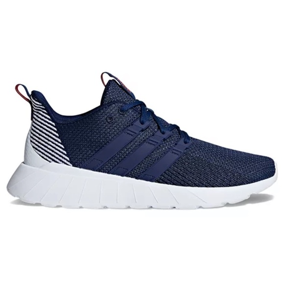 Adidas Questar Flow Men's Ortholite Float Navy Blue Athletic Sneakers Size 8 - Picture 1 of 12